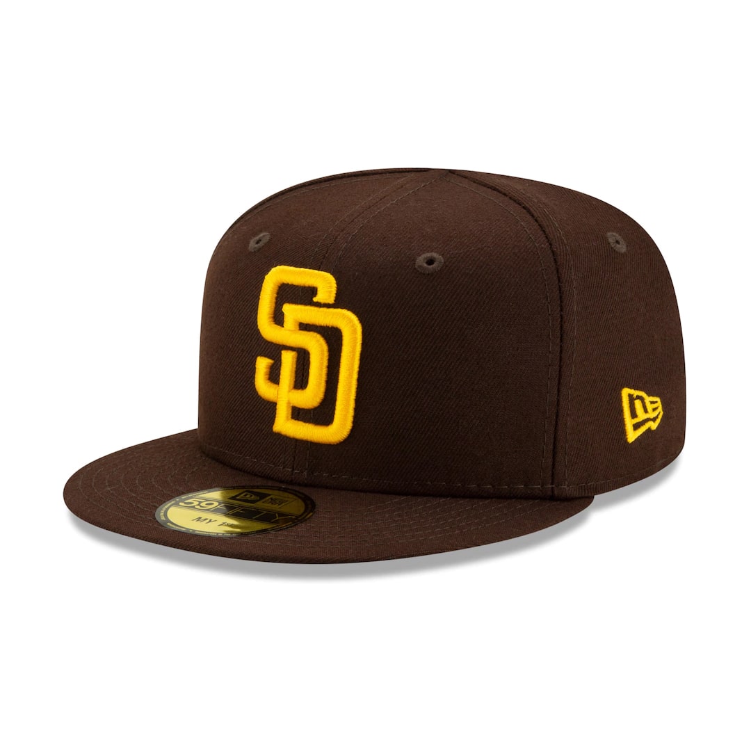 brown and yellow sd hat