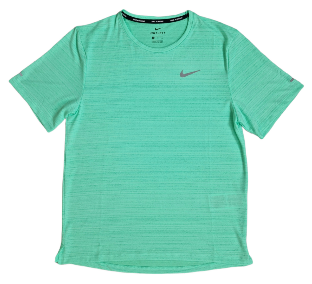 nike miler green glow