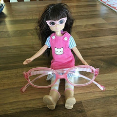 lottie doll with glasses