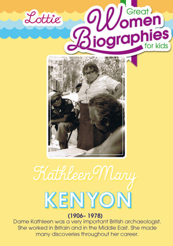 Dame Kathleen Kenyon biography for kids
