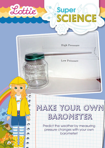 Make your own barometer activity for kids