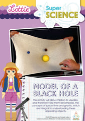 Model of a black hole activity for kids