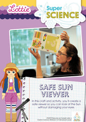 Safe sun viewer Science activity for kids