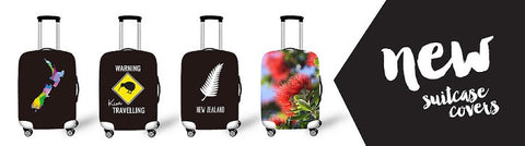 Home of Temptations (HOT Design) http://www.hotdesign.co.nz Moana Road suitcase covers