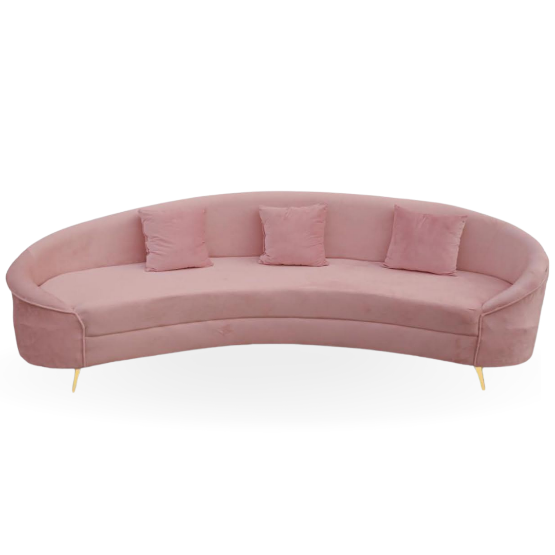 blush loveseat