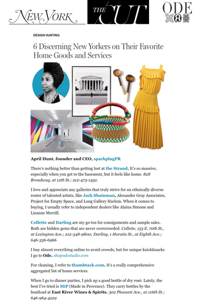 ODE Adjoa Basket and Olive Wood Serving Set in NYMag The Cut_April Hunt