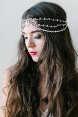 'Evelyn' Bohemian Rhinestone Headpiece