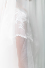 'Colette' Lace Backless Bridal Gown