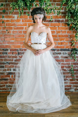 'June' Beaded Tulle Ball Gown