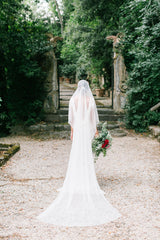 'Serene' Draped Cathedral Veil