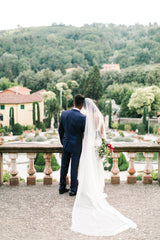 'Serene' Draped Cathedral Veil