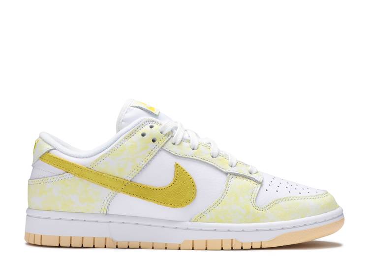 white yellow dunks