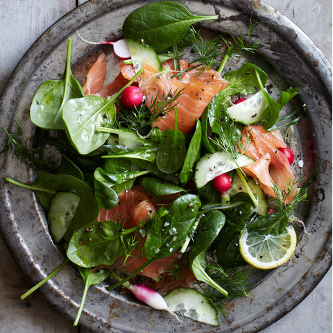 smoked salmon salad