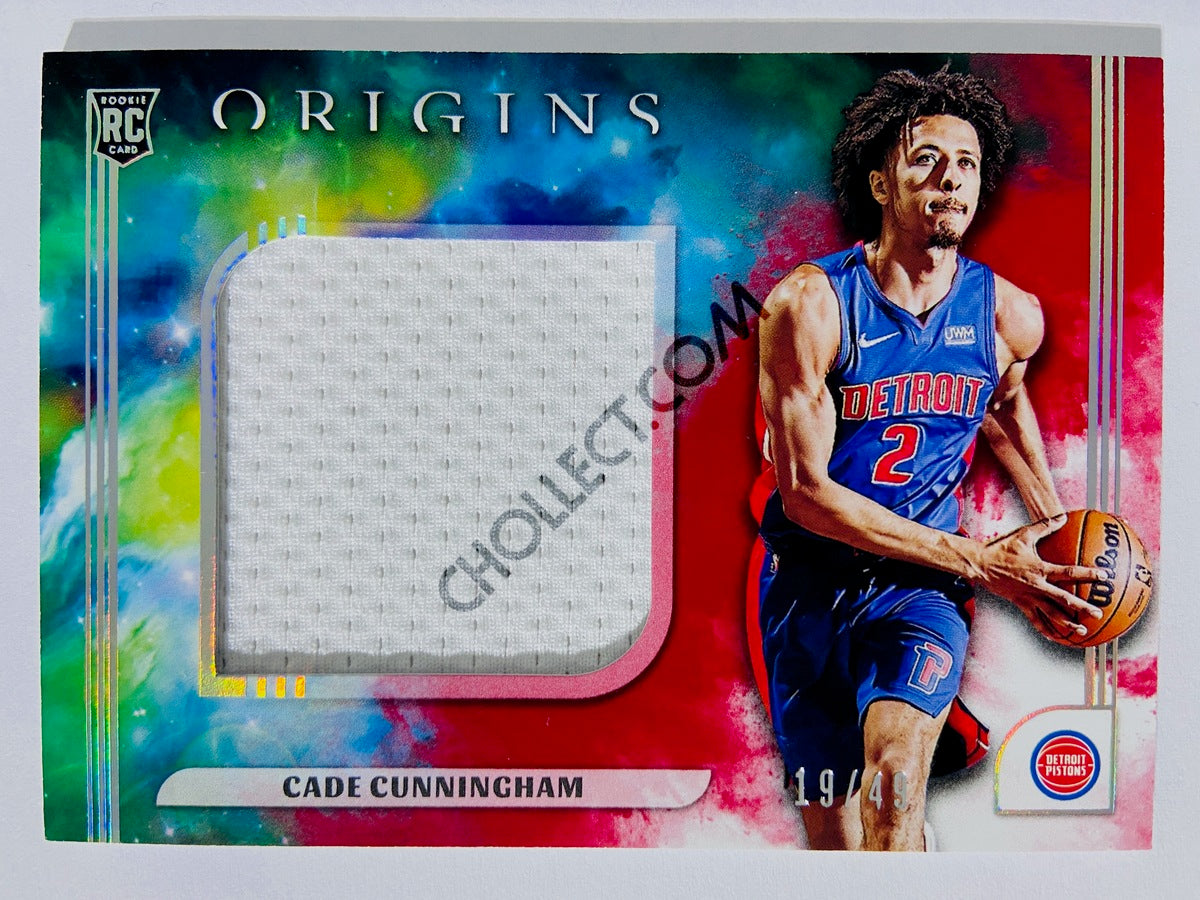 Cade Cunningham - Detroit Pistons 2021-22 Panini Origins #JJ-CUN