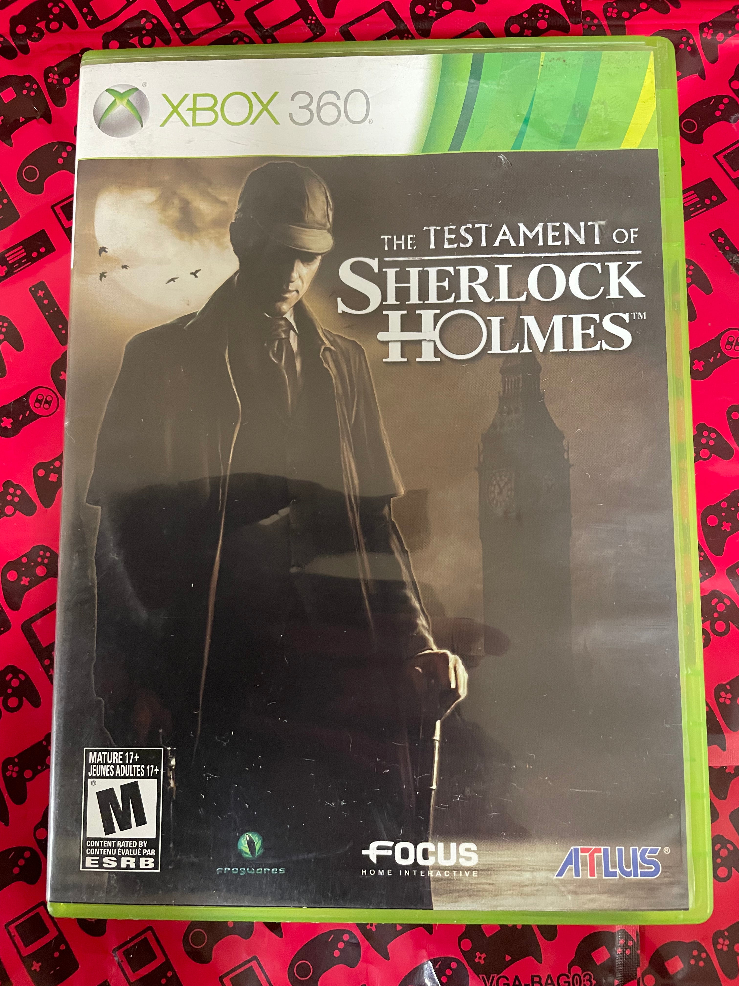 koper af hebben vonnis Testament Of Sherlock Holmes Xbox 360 Complete – Max Level Video Games