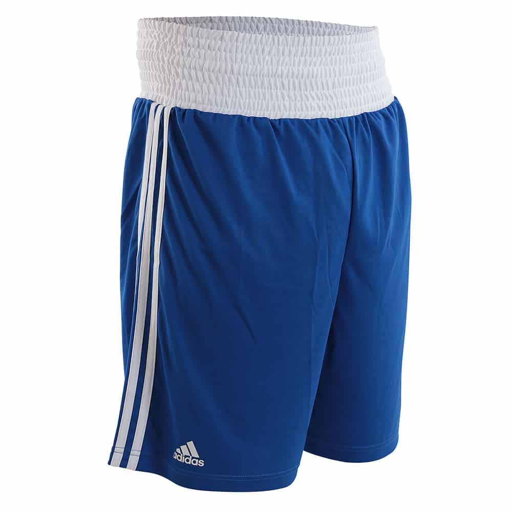 white adidas boxing shorts