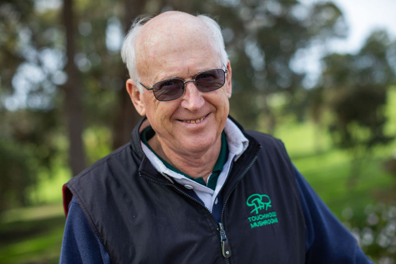 Touchwood Mushrooms leading mycologist, Graham Upson