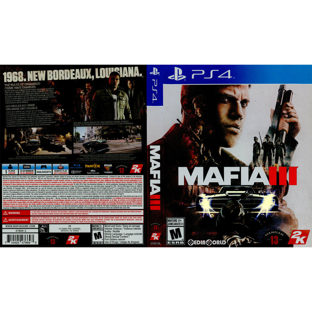 PS4]Mafia III(マフィア 3)(北米版)(2102126)