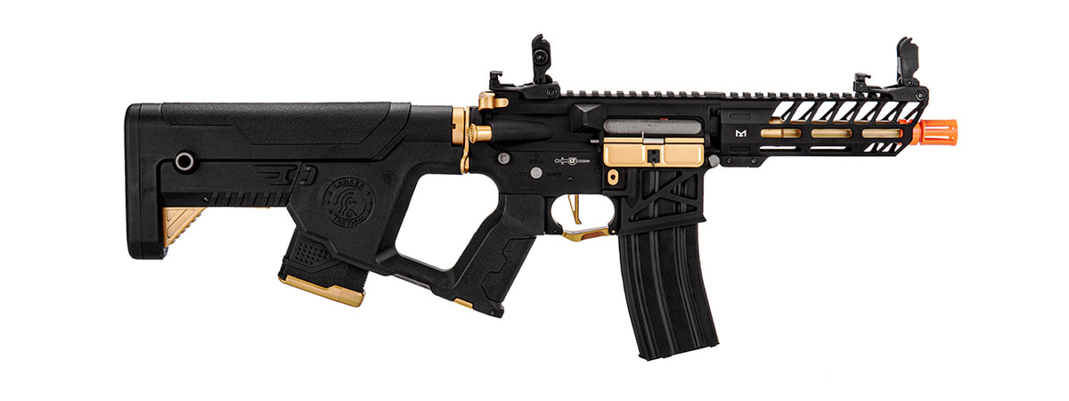 Lancer Tactical Enforcer NEEDLETAIL Skeleton AEG Airsoft Low Black Blue Rifle for sale online 