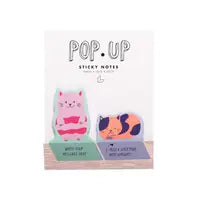 Pop Up Cats Sticky Notes