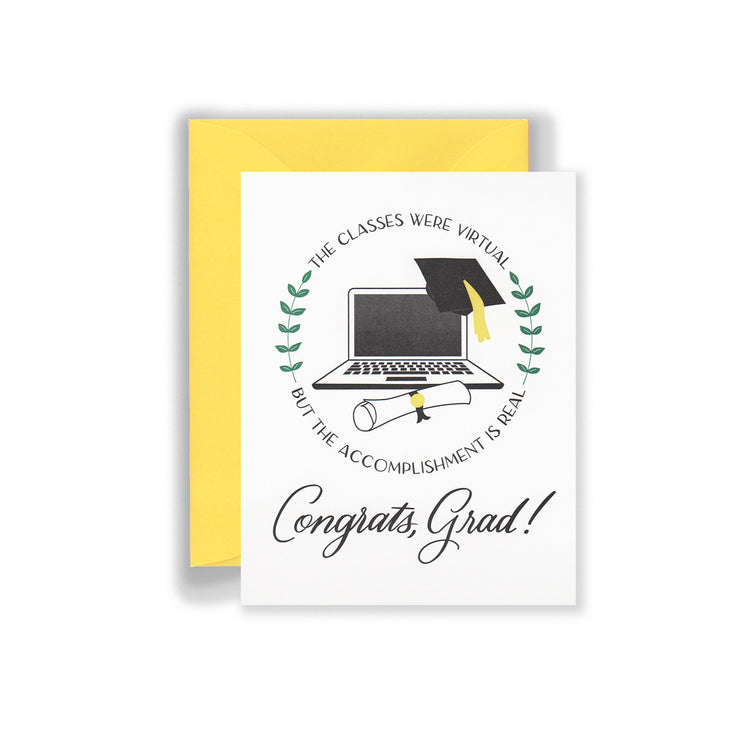 Virtual Grad Greeting Card