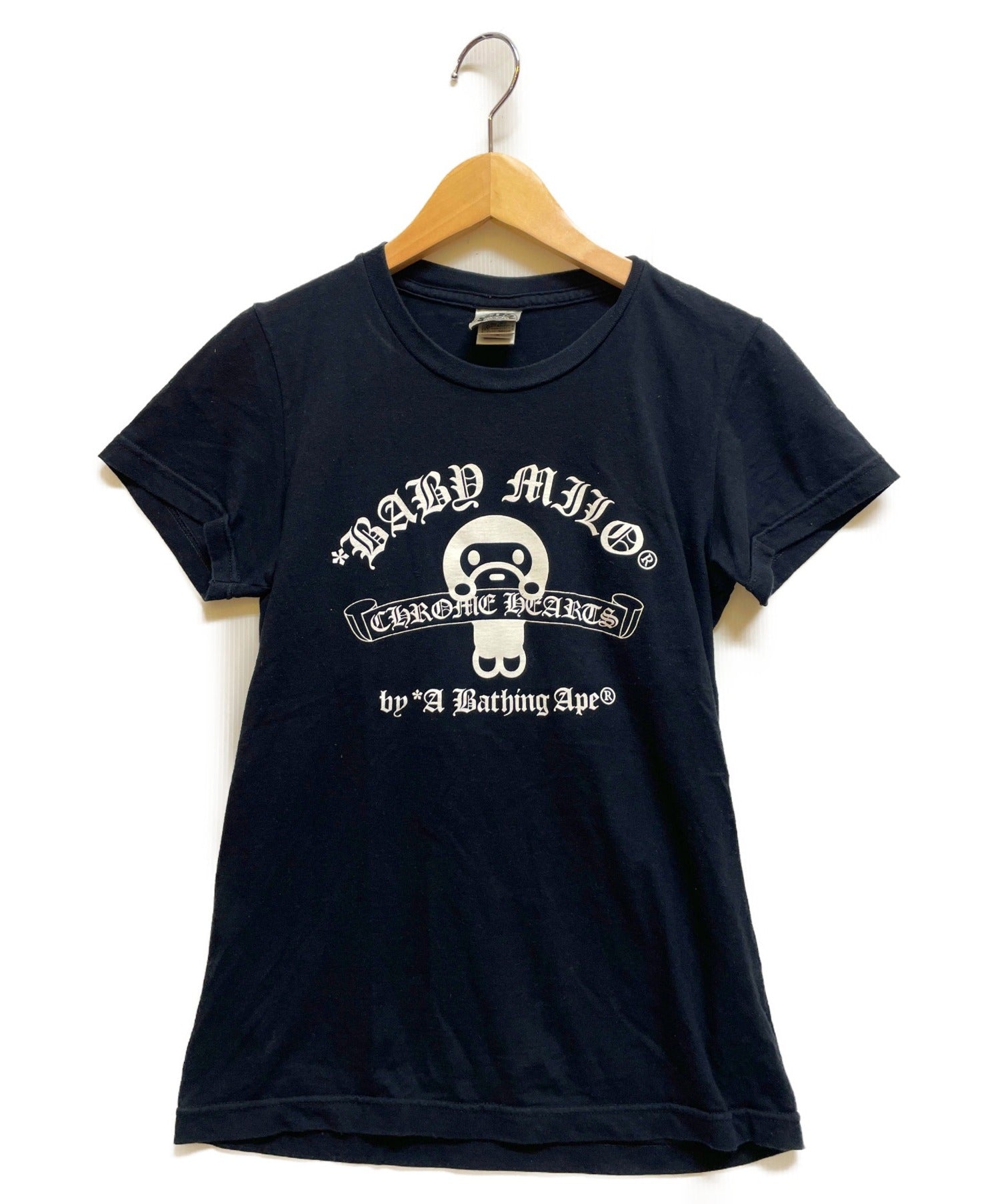 2022春の新作 BAPE × CHROME HEARTS Tシャツ クロムハーツ エイプ