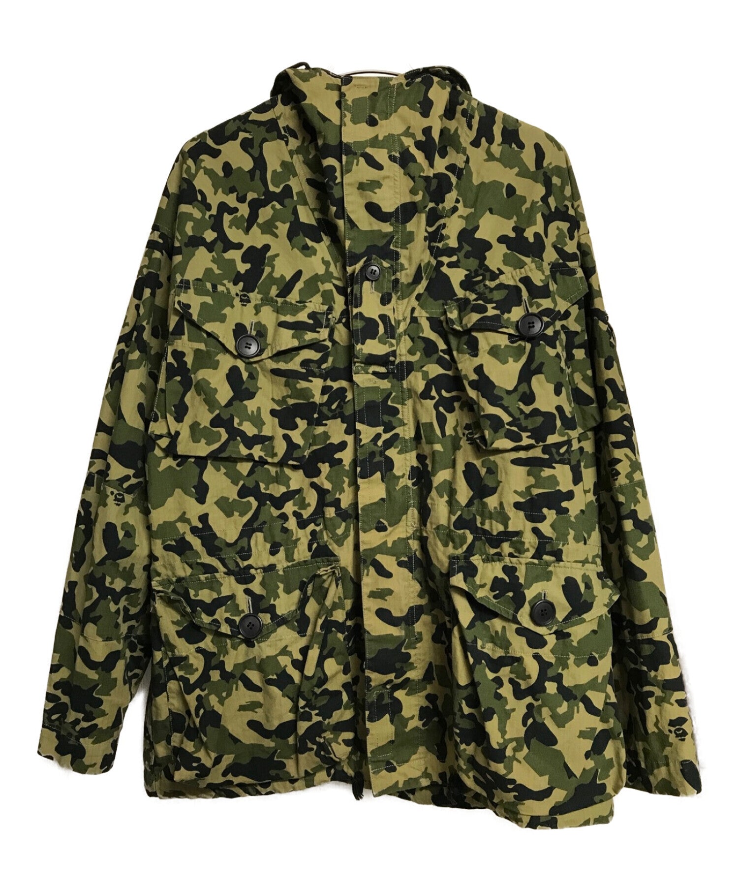 lime green camo jacket