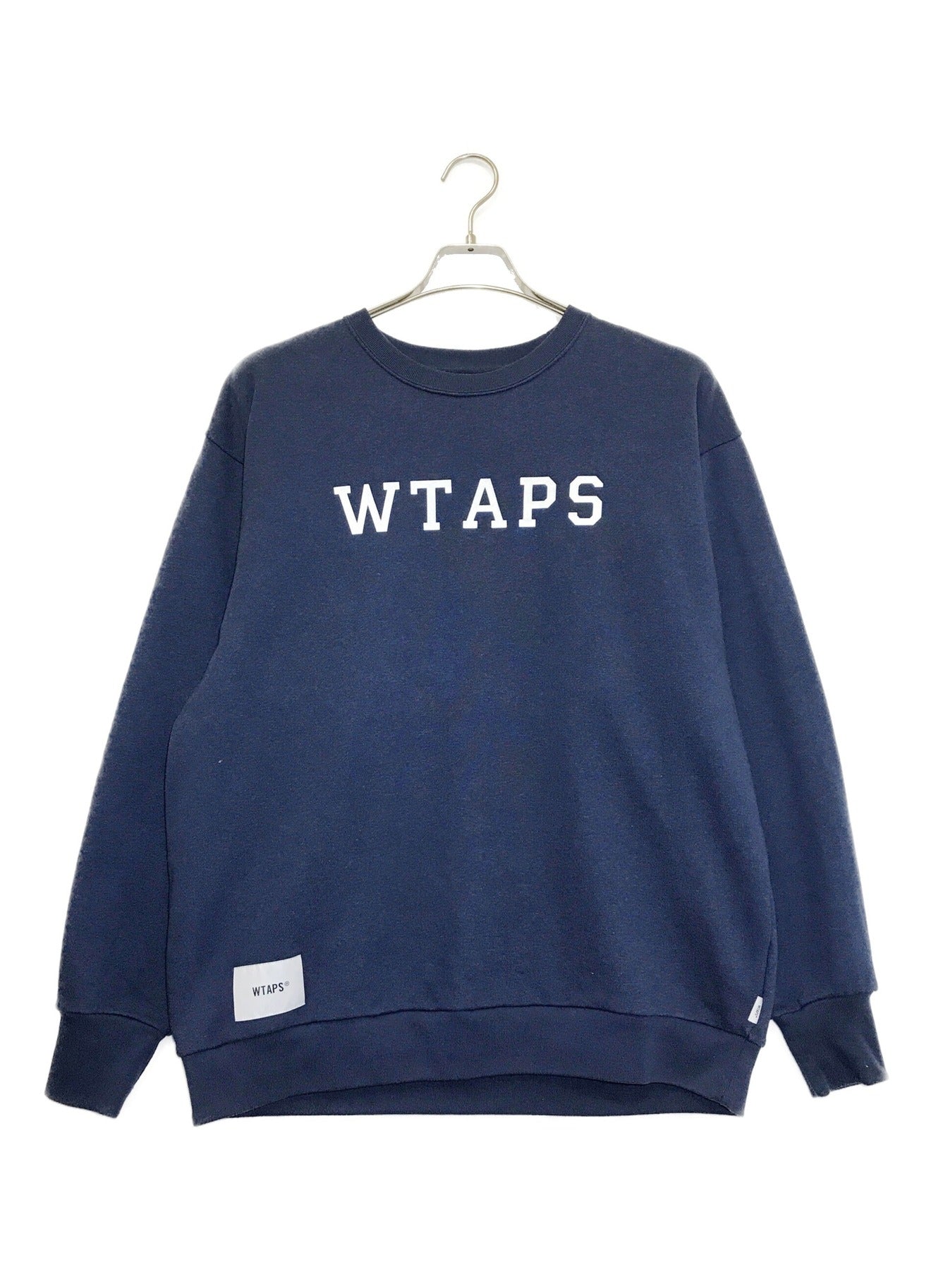 美品 22ss WTAPS アカデミー スウェット クルーネック ロゴ プリント