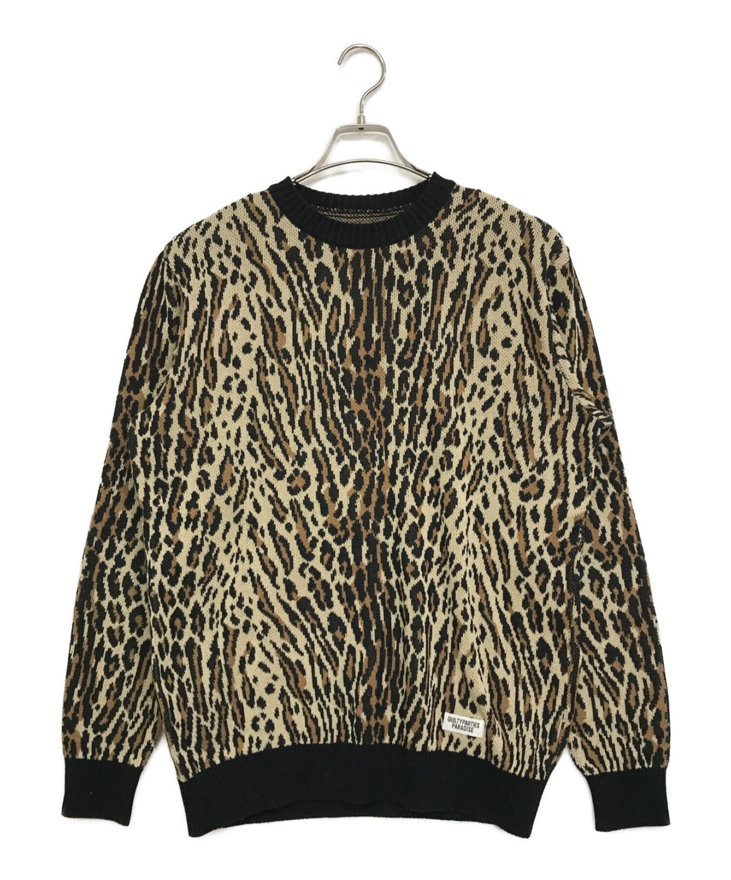 WACKO MARIA LEOPARD JAQUARD SWEATER 18SS-WMK-KN08 | Archive Factory