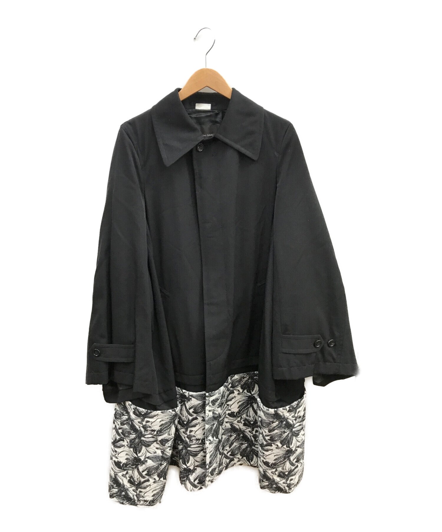 COMME des GARCONS Homme Plus Oversized Docking Coat/Stencil Collar