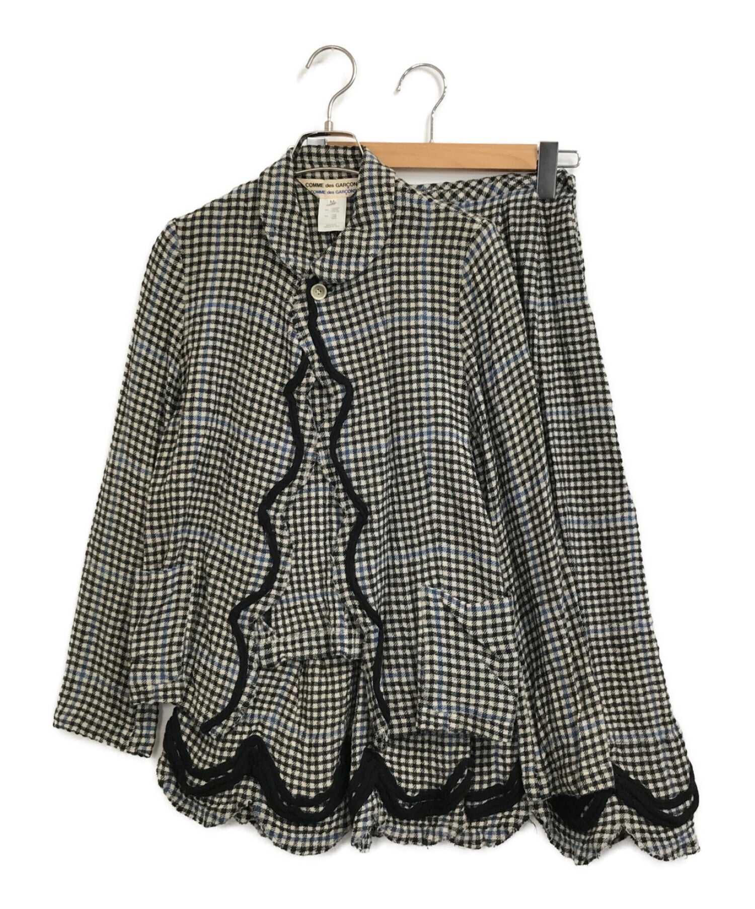 COMME des GARCONS COMME des GARCONS Shrunken Wool Check Setup