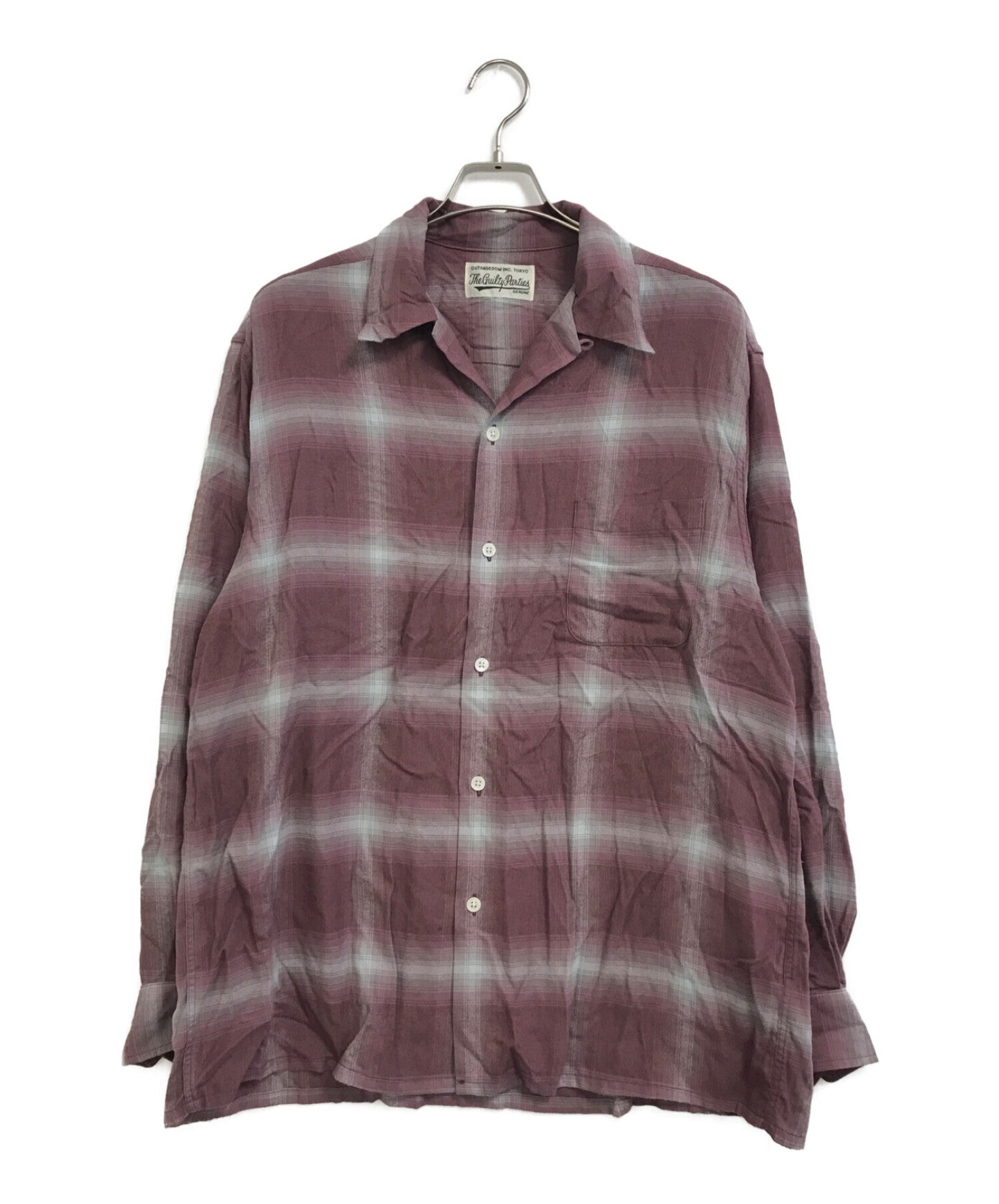 WACKO MARIA ombre check shirt | Archive Factory