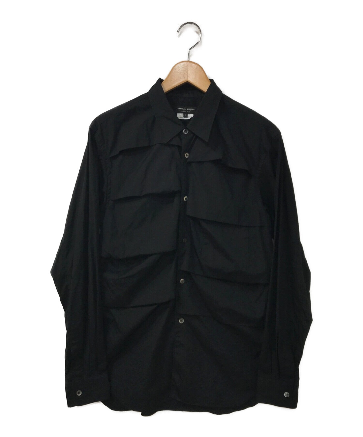 COMME des GARCONS HOMME PLUS front tuck shirt PC-B010