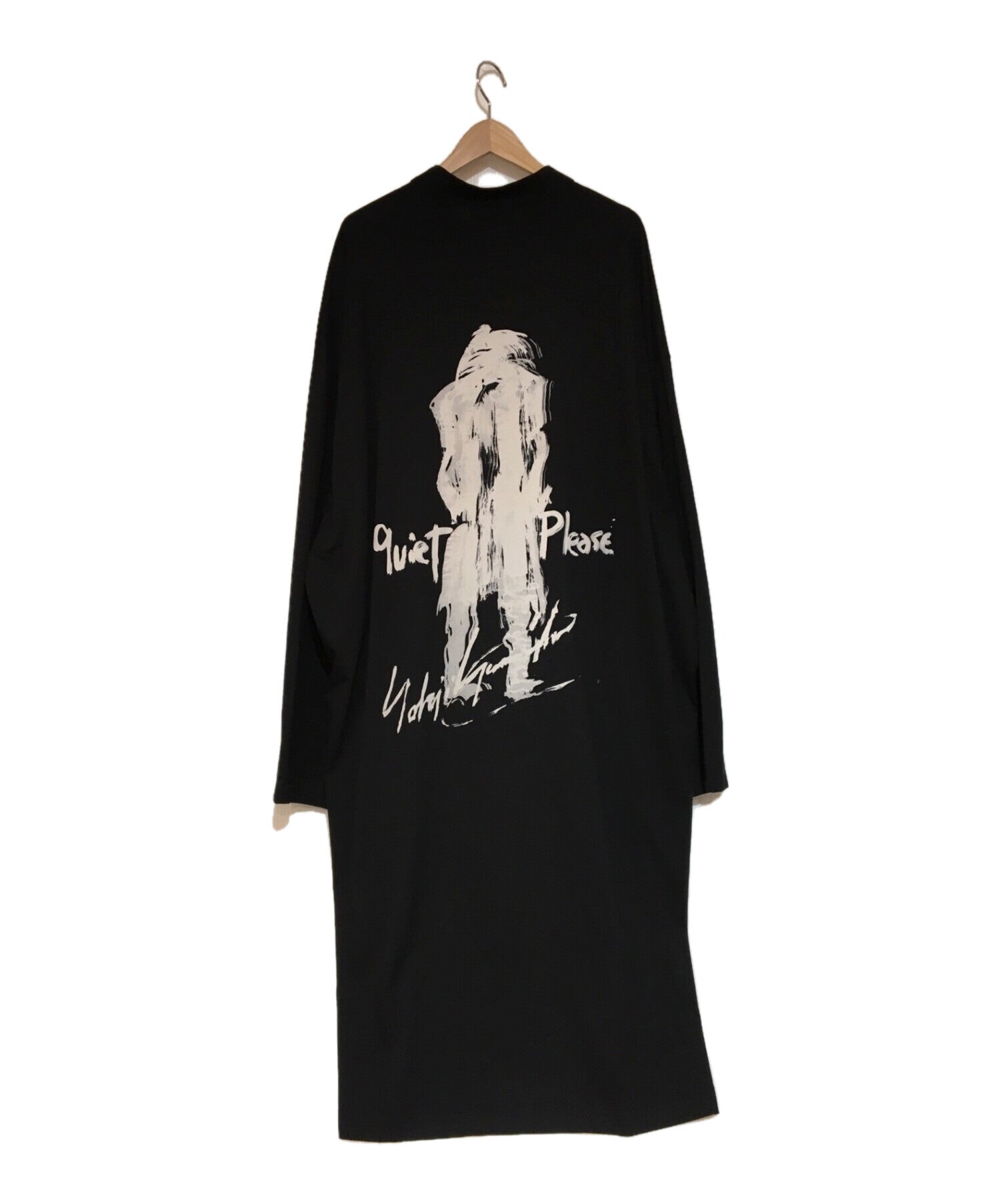 Yohji Yamamoto Pour Homme 20AW不对称消息印刷开衫HR-T26-076