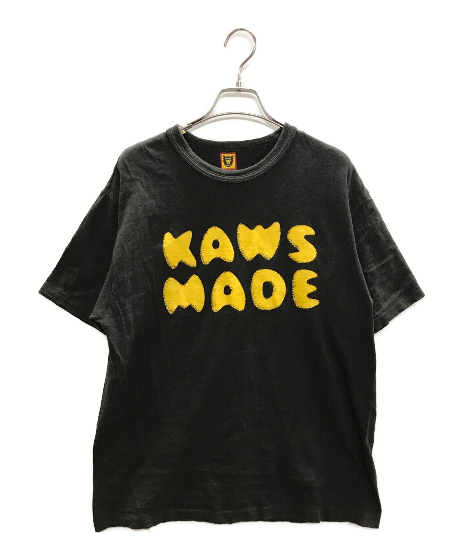 誠実 HUMAN MADE × KAWS T-SHIRT #3 black - Tシャツ/カットソー(半袖