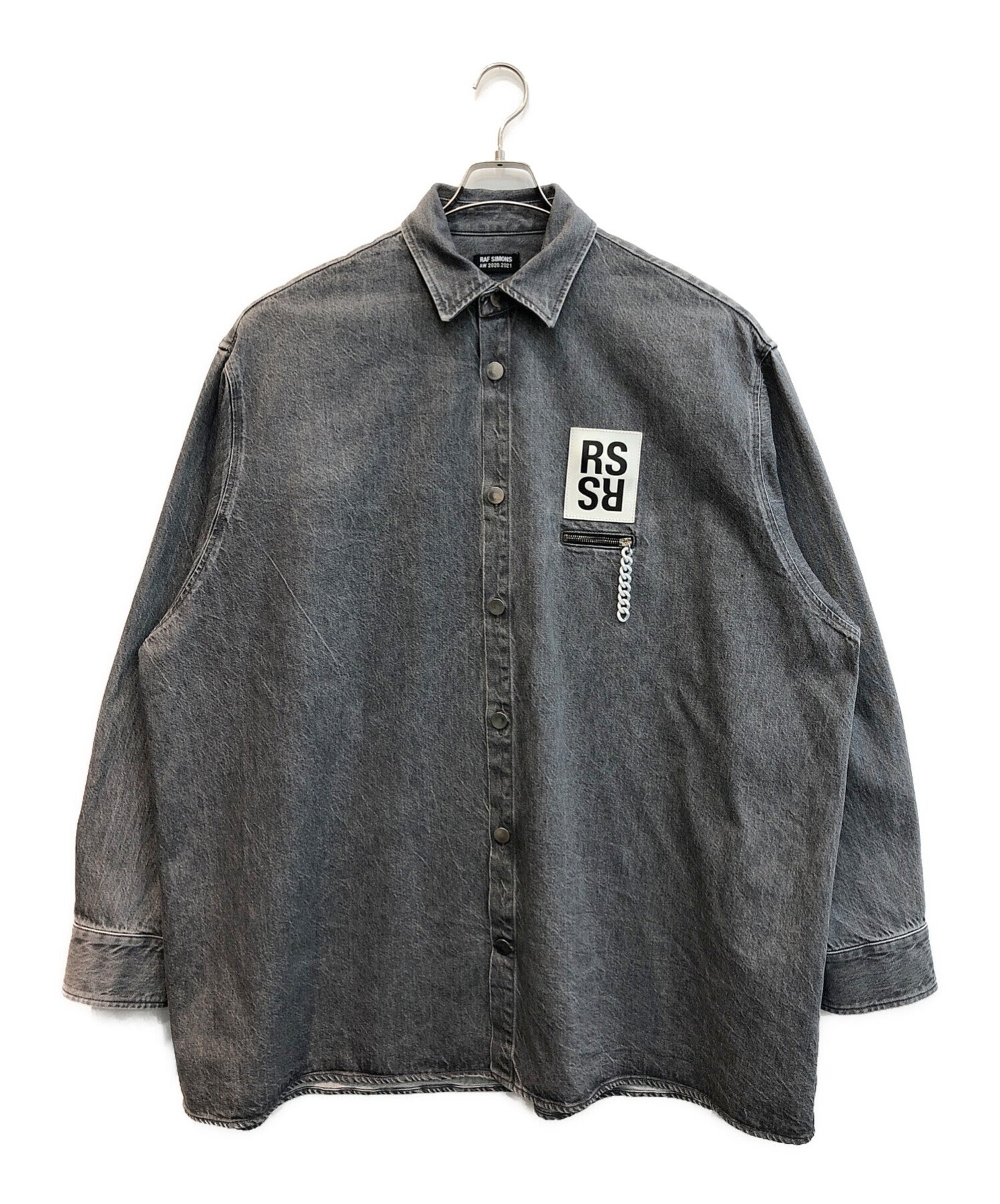 売上実績NO.1 RAF SIMONS Big fit denim shirt