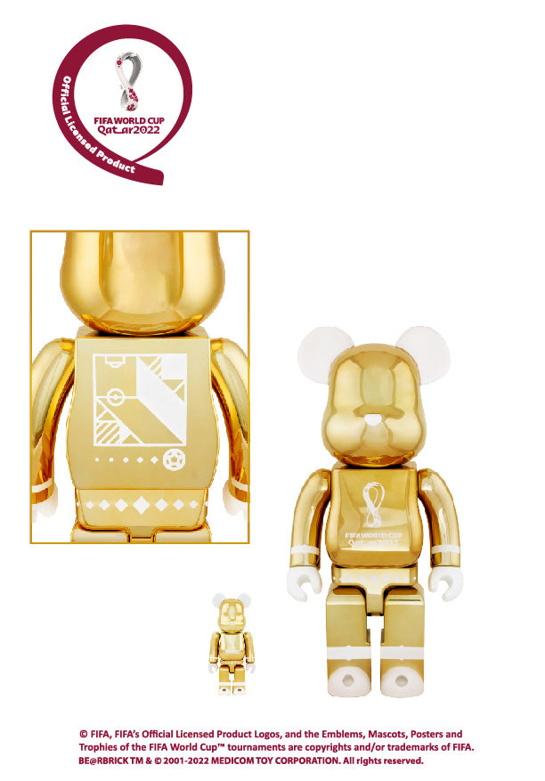 BE＠RBRICK WORLD CUP 2022 GOLD 100%\u0026400% | vsla.in