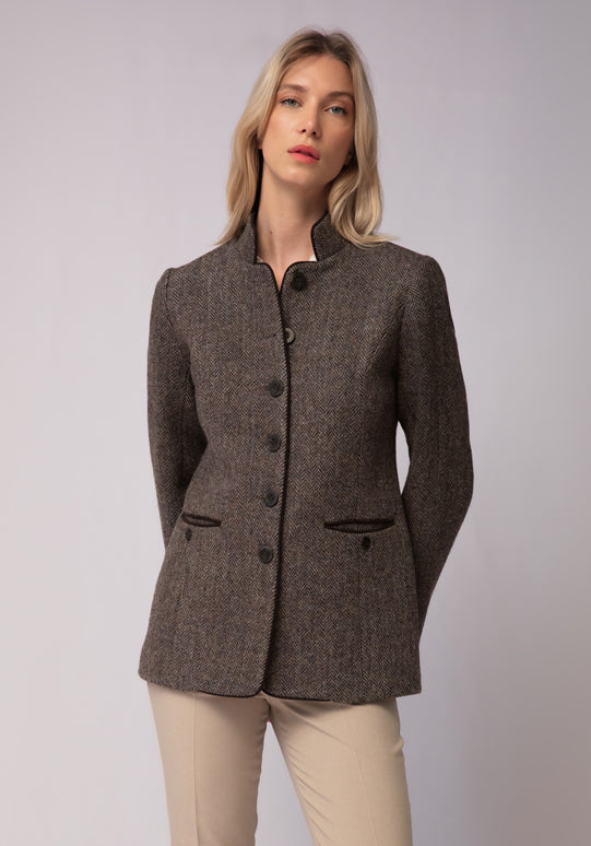 セール新作 Laid Back archive Tweed jacketコムドット - トップス