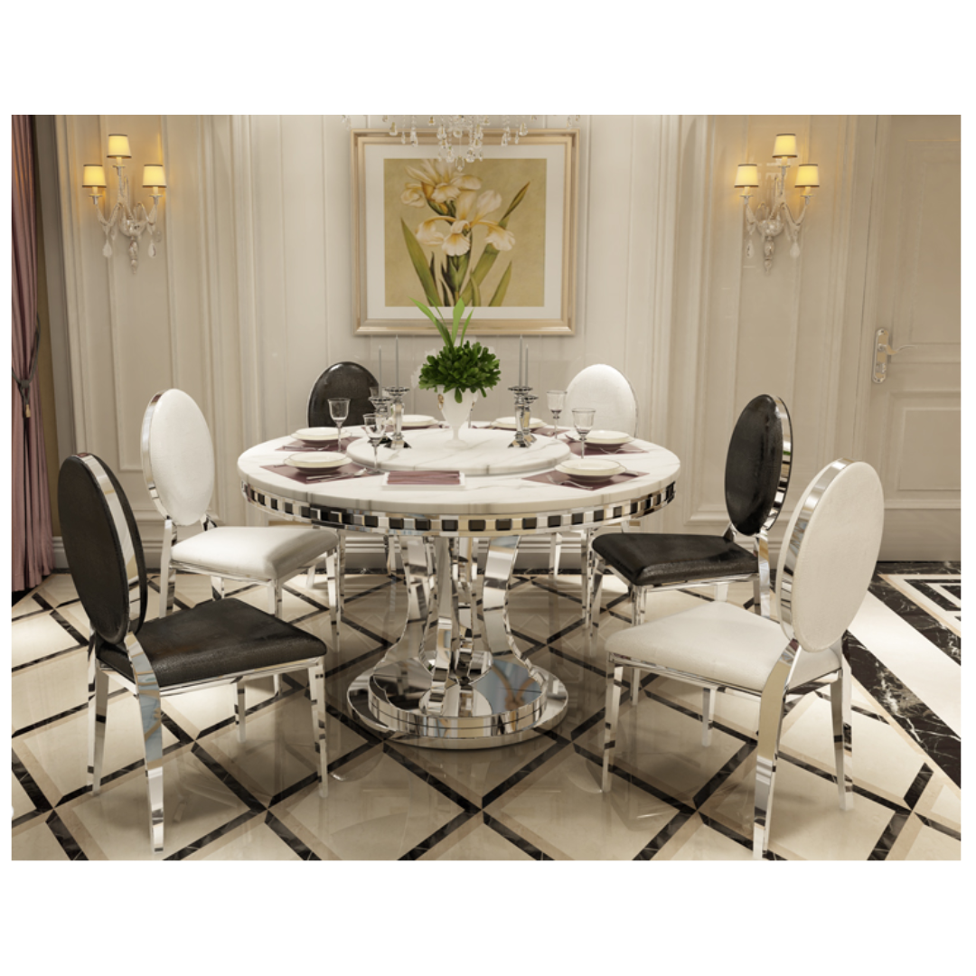 posh dining table and chairs