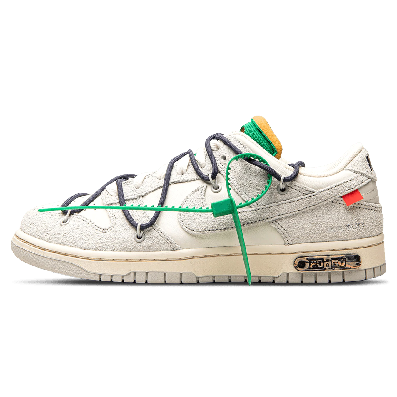 NIKE off-white DUNK LOW LOT.20 26.5cm