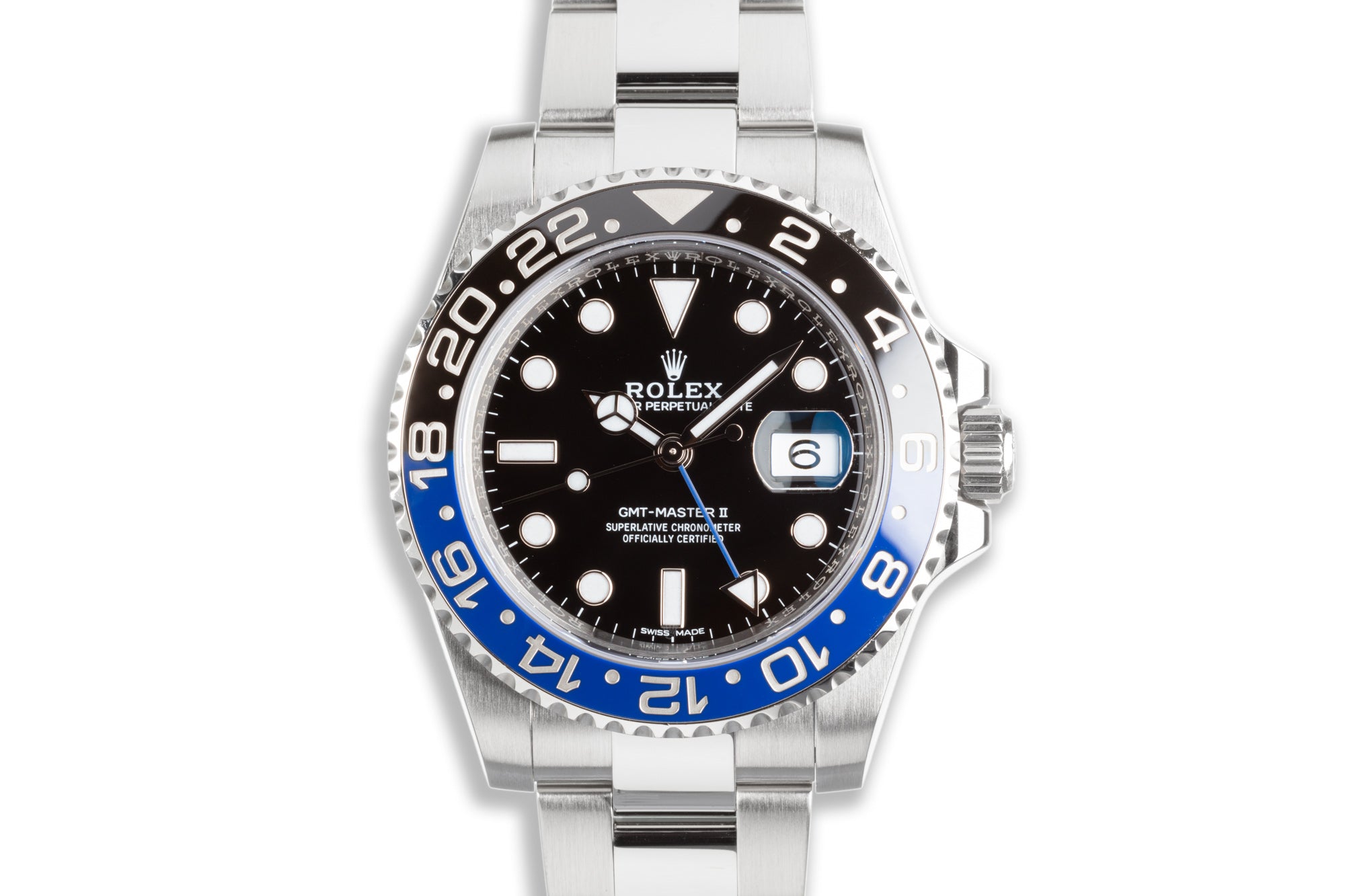 HQ Milton - 2016 Rolex GMT-Master II 116710BLNR Inventory For