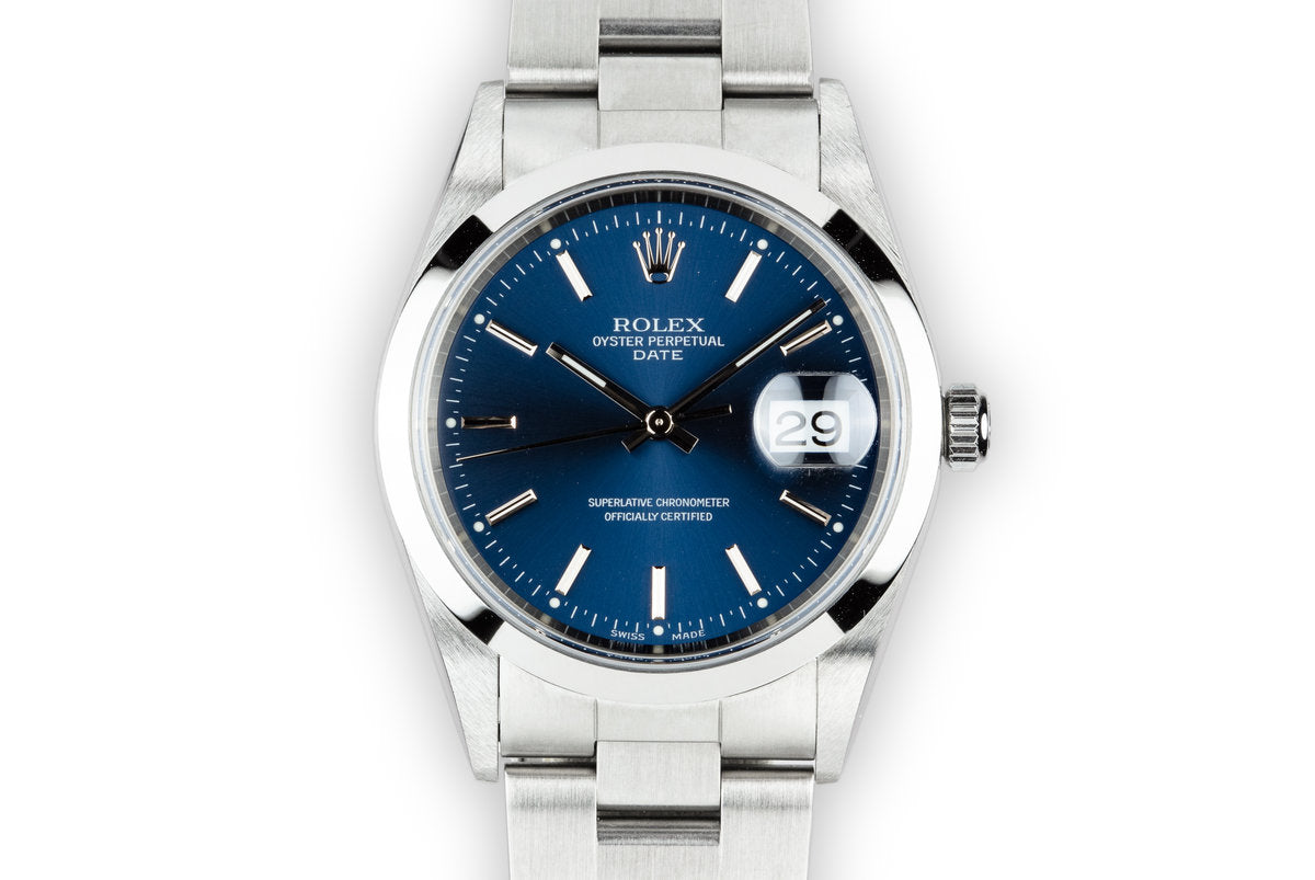 rolex 15200 blue dial