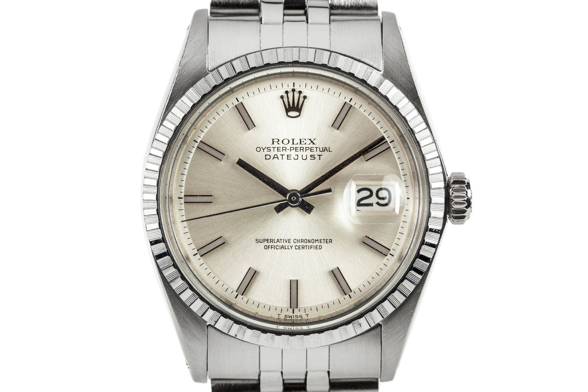 HQ Milton - 1970 Rolex Datejust 1603 with No Lume Dial and Hands, #9652, For Sale