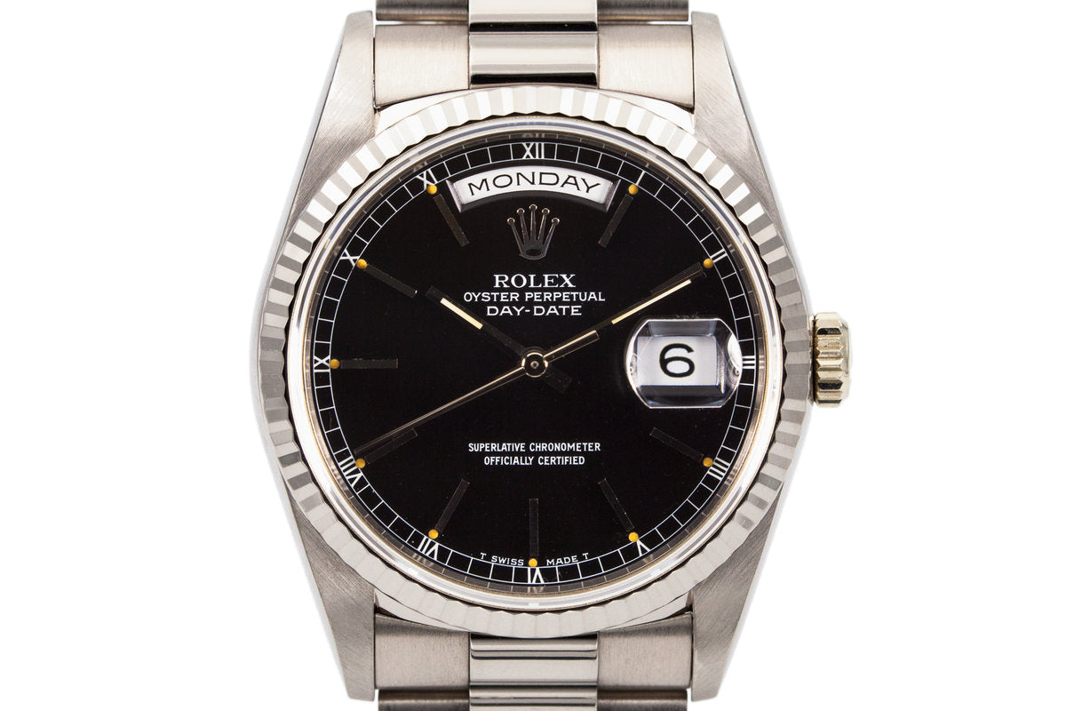 HQ 1991 Rolex WG Day-Date 18239, #8462, For Sale