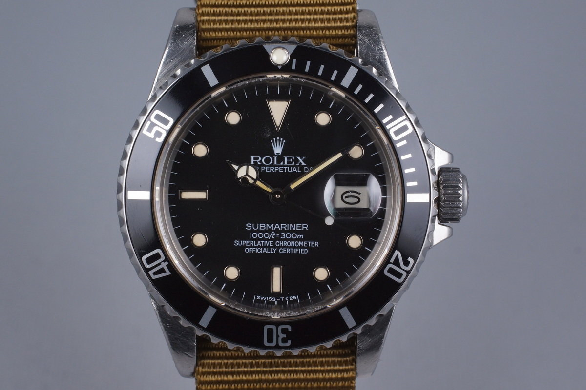 HQ Milton - 1985 Rolex Submariner with Box Inventory #5704, For Sale