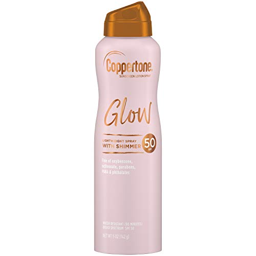 coppertone shimmer spray