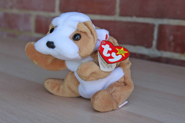Ty Beanie Baby Wrinkles The Bulldog Puppy Dog 4103 MWMT Birthday May 1 1996 for sale online 