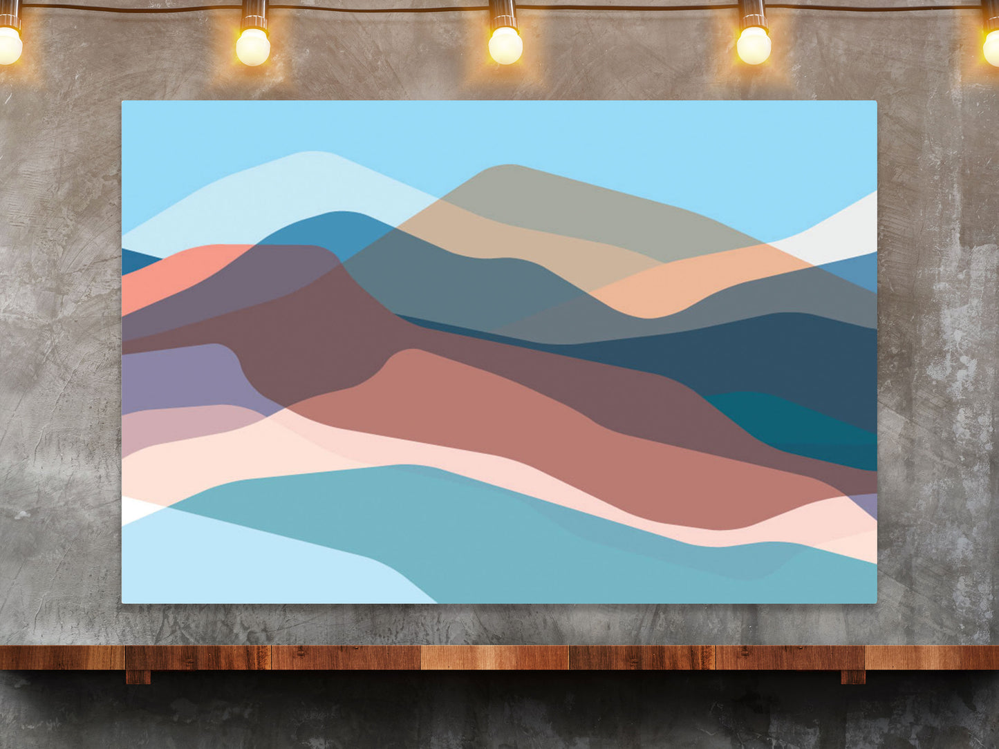 Mountain Range Illustration