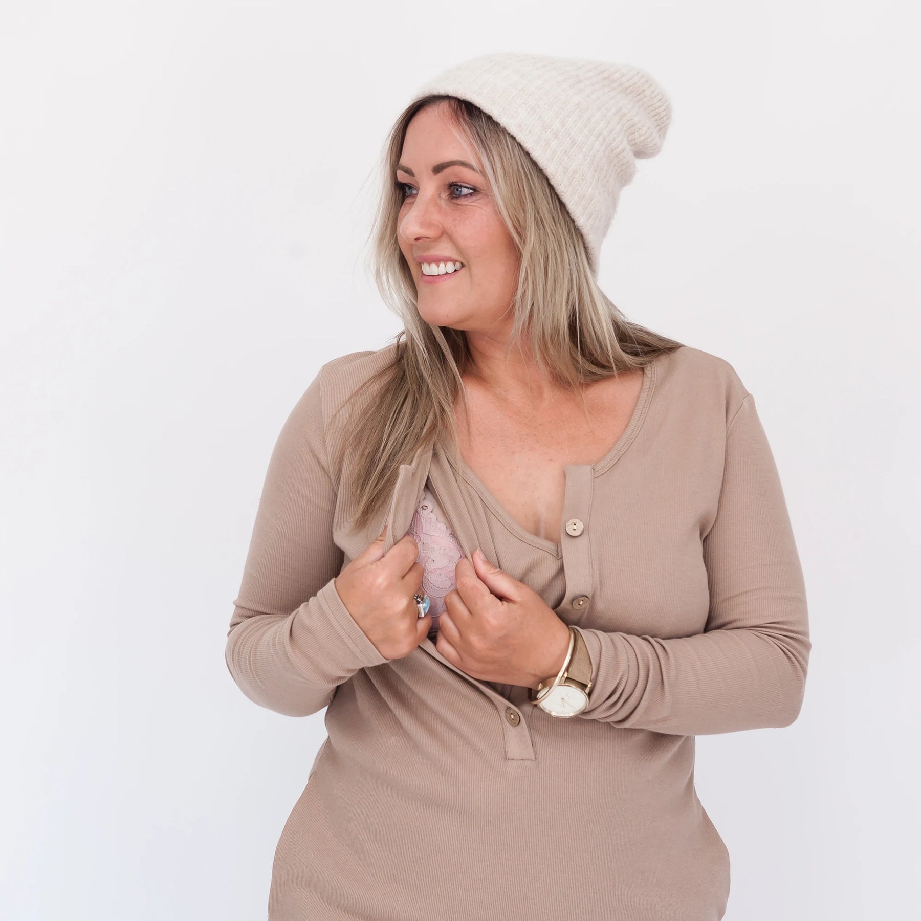 Brenna Dress | Tan