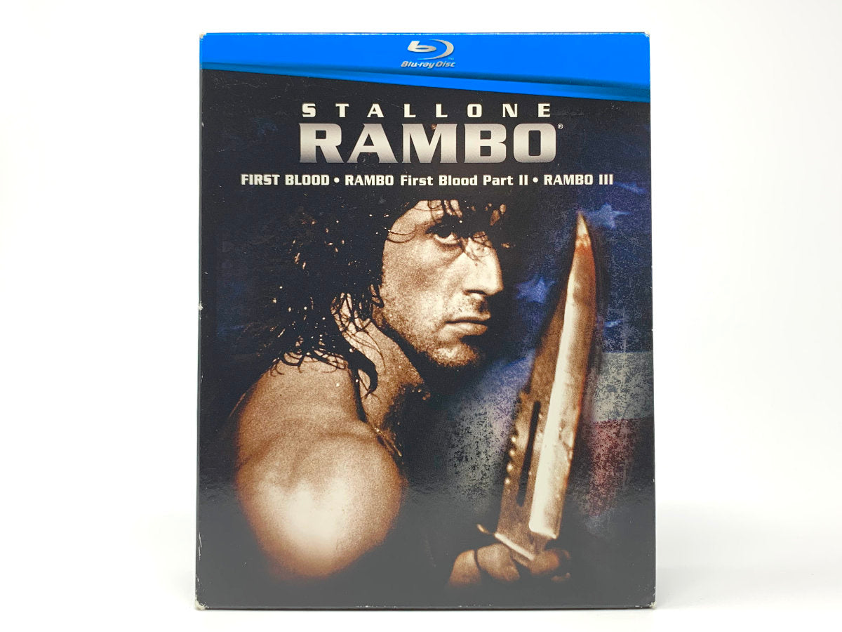 Teenageår Asser Mirakuløs Rambo Box Set: First Blood + First Blood Part II + Rambo III • Blu-ray –  Mikes Game Shop